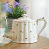 Conjunto de chá de estilo europeu terno Conjunto de cafeteira Pequeno luxo britânico xícara de chá da tarde jogo de chá copo de água doméstico terno de chaleira