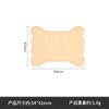 Hueso nuevo perro Palma tabla de enrollar de madera tejida Enrollador herramienta de tejido color tabla para suéter tejido