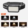 Nuevo Faro Luz Fuerte Montado en la Cabeza Faro Grande COB Faro LED para Exteriores Carga Lámpara de Inducción Gorra Lámpara de Pesca