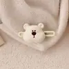 Nuevo Lindo Oso de Crema Gordito Pasador para el Cabello Grande Elegante Pasador para el Cabello de Niña Flequillo Lateral Flequillo Pasador Accesorios para el Cabello
