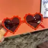 Gafas de Sol de Amor para Niños y Niñas, Gafas con Protección Anti-UV, Lentes Lindos de Corazón para Niñas, Gafas de Combinación Multicolor