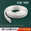 Tira de Borde Suave de PVC Autoadhesivo Pu Estilo Francés para Decoración de Puertas con Arco Curvo Borde de Pared de Fondo Estilo Europeo Línea de Yeso