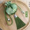 Sachê do Festival do Barco-Dragão, Sachê Portátil de Estilo Antigo, Saco Vazio, Saco Vazio de Medicina Herbal Chinesa de Artemísia, Amuleto da Paz, Bolsa Pequena