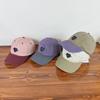 Gorra de Béisbol Estilo Coreano Nueva Lavada Color Amor Combinado Gorra de Copa Suave para Niña Todo Combinable Casual Sombrero Lindo para Hombre a la Moda