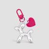Chaveiro Cachorro de Balão Chaveiro de Casal Personalidade Única Pingente de Bolsa Feminino Escuro Cool Nova Joia