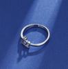 Anillo Corona Europeo y Americano Transfronterizo Micro-incrustado Anillo para Mujer Sencillo Anillo para Mujer Descolorido a Largo Plazo Personalidad de Alta Gama Gema Anillo para Mujer