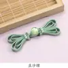 Fivela de Disco Tecida à Mão, Fivela de Borboleta de Jade Estilo Chinês, Botão de Pérola para Cheongsam, Acessórios de Botão Superior Estilo Retrô Dinastia Han