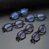 Gafas Moda Retro Montura de Gafas Poligonal Marco de Gafas Plano Antiluz Azul Europeo y Americano Gafas para Miopía de Estudiante