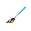 Nuevo Modelo Cuchara para Salsa de Mango Recto de Acero Inoxidable 304, Cuchara Espesada para Salsa de Bistec y Postre, Cuchara para Sopa de Vajilla Colorida para Hot Pot