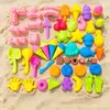 Ventas Directas de Fábrica Juguete Espacial para Niños Molde de Arena Accesorios de Arcilla de Colores Modelo Herramientas Gruesas para Jugar con Arena de Playa Venta al por Mayor