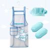 Delantal Infantil para Pintar para Niños y Niñas, Tallas Mediana y Grande de Ropa Protectora Infantil, Cocina Casera Impermeable para Pintura Artística, Bata Reversible