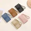 Yue Qiankai Producto Nuevo Coreano para Mujer Bolso para Teléfono Móvil de Mano Gran Capacidad Ultra Delgado Moda Correa de Muñeca Billetera Bolso Plateado