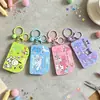 Llavero creativo de dados Sanrio para sacudir, juguete antiestrés, colgante divertido de dibujos animados, decoración para bolso, pequeño regalo exquisito