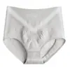 Nova Roupa Íntima Modeladora Cintura Alta Favo de Mel para Mulheres Virilha de Algodão Puro com Grafeno Modeladora Levanta Bumbum