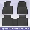 Adecuado para Toyota BZ Woodland 2026 Alfombrillas de coche 3D para todo tipo de clima de TPE
