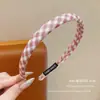 Diadema Cuadros de Colores para Niñas, Antideslizante y Suave con el Cabello, Adecuada para el Uso Diario por Niños Pequeños