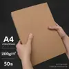 Papel Kraft A4 4K8K Papel de Cubierta para Impresión Papel Kraft Grueso Duro A3 Papel Especial para Pintura Hecha a Mano de Jardín de Infancia Origami