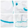 Cubrezapatos Desechables de Aislamiento para Granjas, Cubrebotas Rayados Azules, de Tubo Alto, Impermeables, Anti-Suciedad, Anti-Polvo, Protectores de Pies, a Prueba de Pintura