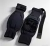Aquecedores de Pernas Grossos com Forro de Lã Resistentes ao Frio de Inverno, Joelheiras de Faux Cashmere para Ciclismo ao Ar Livre, Proteção de Joelho Anti-Frio, Mangas de Perna Quentes