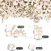 Em estoque Festa de Aniversário Scrapbook de Papel Combinação Decorativa Lasca de Madeira DIY Decoração de Festa de Batismo Infantil Decoração de Espalhar para Casamento