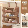 Cesta de almacenamiento de pared multicapa para dormitorios, residencias estudiantiles y apartamentos de estudiantes, con gran capacidad y sin necesidad de taladrar