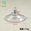 Venta Directa de Fábrica Ventosa Ecológica con Tornillos Plástico PVC Cabeza de Hongo Ventosa Transparente Ventosa con Agujero para Tornillo Gancho