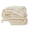 Edredón nuevo de fibra de soja, engrosado y cálido para invierno, adecuado para estudiantes solteros de dormitorio, edredón de algodón para primavera y otoño, adecuado para todas las estaciones