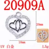 Venda Direta da Fábrica Simples Renda de Diamante Coração Preserva-Cor Pingente DIY Brincos da Moda Acessórios de Liga Leve Prontos para Venda