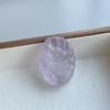 Colgante de Zorro de Nueve Colas Rosa Cristal Blanco Amatista Cuerda para Collar Hecho a Mano DIY Accesorios de Cristal con Cuentas