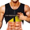Europeu e americano plus size moletom masculino dipper verão correndo apertado fitness sportswear zíper colete sauna