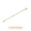 Colar com Corrente de Extensão em Prata Esterlina Pulseira de Prata 925 Extensor Dourado 18K Acessórios Fivela de Extensão de Cauda Ajuste de Comprimento DIY