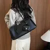 Bolsa bowling de moda nicho para mulheres, nova coleção primavera/verão 2026, bolsa de mão requintada, grande capacidade, bolsa pequena estilo Boston