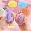 Peine de goma elástica multi-especificación al por mayor, peine de dibujos animados lindo macaron, peine de masaje para cabello liso, peine para peinar cabello, suministro directo del fabricante