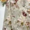 Tecido estampado Doris em estilo pintura a óleo ombré para saias femininas, vestidos longos, vestidos de gala e camisas, tecido estampado leve disponível