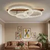 Lámpara de dormitorio en estilo minimalista italiano, espectro completo, ultrabrillante, simple, creativa, acogedora, luz de techo redonda para dormitorio principal, opción predeterminada