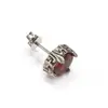 Nuevos pendientes de aro con cruz de circón incrustado de estilo retro de alta gama, pendientes de acero de titanio simples y versátiles para hombres y mujeres, estilo japonés y coreano, venta directa
