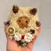 Pingente de boneca de vagem de soja de rattan de Yunnan, decoração de carro, mercadoria de barraca cultural e criativa feita à mão DIY de área cênica de Yunnan