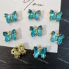 Colgante Sinfonía de Mariposa Cristal Tridimensional Super Brillante Moca Colgante Accesorios para Pulsera de Cuentas DIY, Collar, Pendientes Colgante