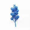 Flor de Natal flor artificial Flor de Natal Dourada rosa cabeça de flor Acessórios de frutas douradas para árvore de Natal Guirlanda de feriado para casa decoração flor artificial