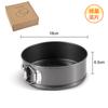 Forma de Bolo Mousse Redonda Colmeia Forma de Bolo Utensílios de Cozimento Prato de Pizza Forma de Cheesecake com Fivela
