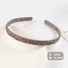 Diadema de Color Puro Estampado Estéreo de Dopamina Versátil Estilo Coreano Borde Delgado Pinza para Lavado de Cara Diadema Linda Mate Morandi