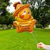Balões de Folha de Animais de Desenho Animado de Mão com Varetas para Crianças, Adequados para Eventos em Shoppings e Joalherias, Presentes Atacado