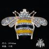 Acessórios Coloridos de Abelha Clássica com Strass Animal para Saída de Ar do Carro, Acessórios para Cabelo de Bagagem, Decorações Artesanais com Strass