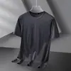 Camiseta de manga corta para hombre y mujer, color liso, para hombre, color negro puro, blanco puro, camiseta sencilla, camiseta blanca pura de verano, ropa superior, media manga