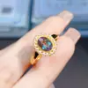 Venta al por mayor de fábrica Más vendido Anillo Alexander Plata S925 Incrustado con Piedra Principal 5*7 Joyería de Lujo Venta Directa de Fábrica