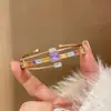 Pulsera Popular de Malla Metálica Transfronteriza, Estilo Minimalista Europeo y Americano, Pulsera Trenzada con Cierre Deslizante, Accesorio de Mano Simple y Versátil