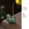 Incensário Criativo de Cerâmica para Uso Doméstico, Queimador de Incenso Interno, Suporte para Incenso, Base para Incenso, Decoração de Mesa de Chá