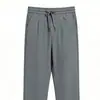 Pantalones Ligeros de Seda Helada de Verano para Hombre, Nueva Marca de Moda Verano 2026 Estilo Coreano Holgados Deportivos Rectos
