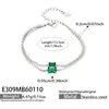 Misterio y Elegancia: Pulsera de Cadena Doble Capa con Zirconias de 2 mm Incrustadas en Garra, Color Dopamina Zirconia Moda Lujo Ligero Acero Inoxidable Joyería de Mano