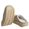 Chinelos de Algodão Impermeáveis Masculinos 2026 Novo Estilo Outono Inverno Interno Casa Quente Antiderrapante Solado Grosso Bico Fechado Chinelos de Algodão Estilo Masculino